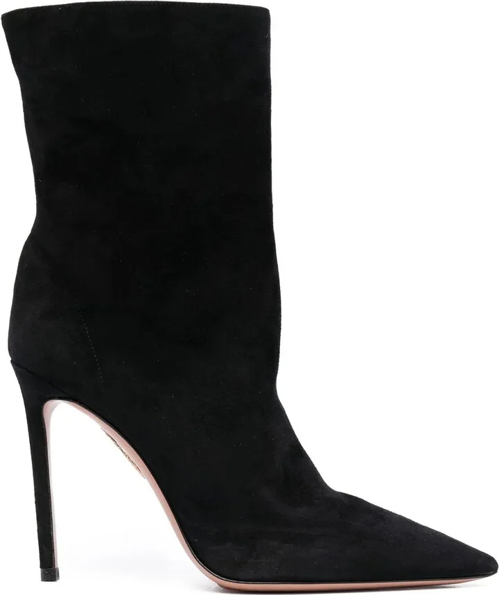 Pointed-Toe Ankle Boots