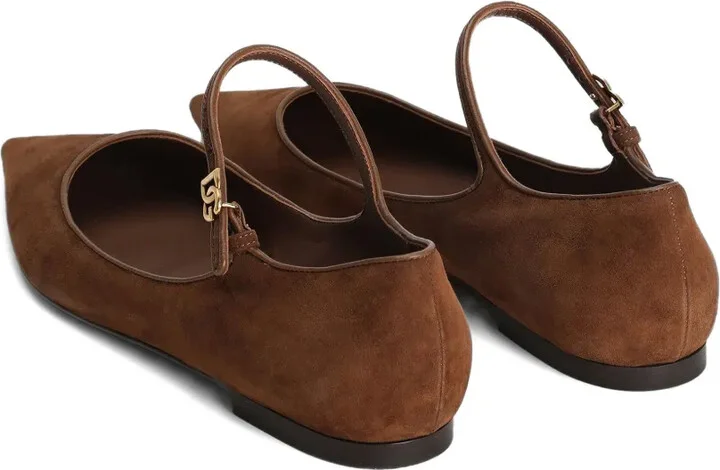 Pointed-Toe Ankle-Strap Flats - Image 4