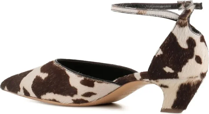 Pointed-Toe Ankle-Strap Pumps - Image 2
