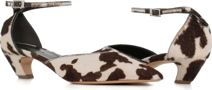 Pointed-Toe Ankle-Strap Pumps - Image 3