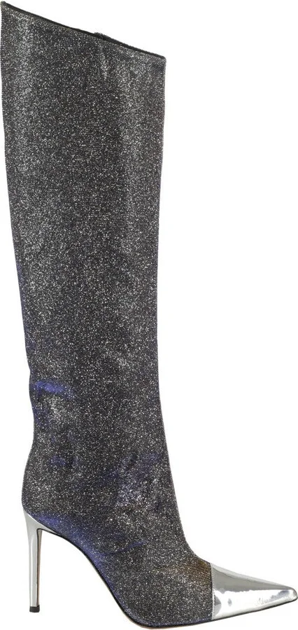 Pointed Toe Asymmetrical High Boots