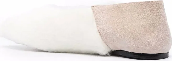 Pointed-Toe Babouche Fur Slippers - Image 3