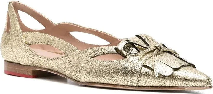 Pointed Toe Ballerina Pumps - Image 2