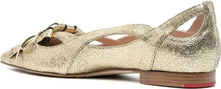 Pointed Toe Ballerina Pumps - Image 3