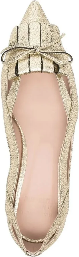 Pointed Toe Ballerina Pumps - Image 4