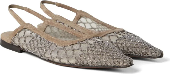 Pointed-Toe Ballerina Shoes - Image 2