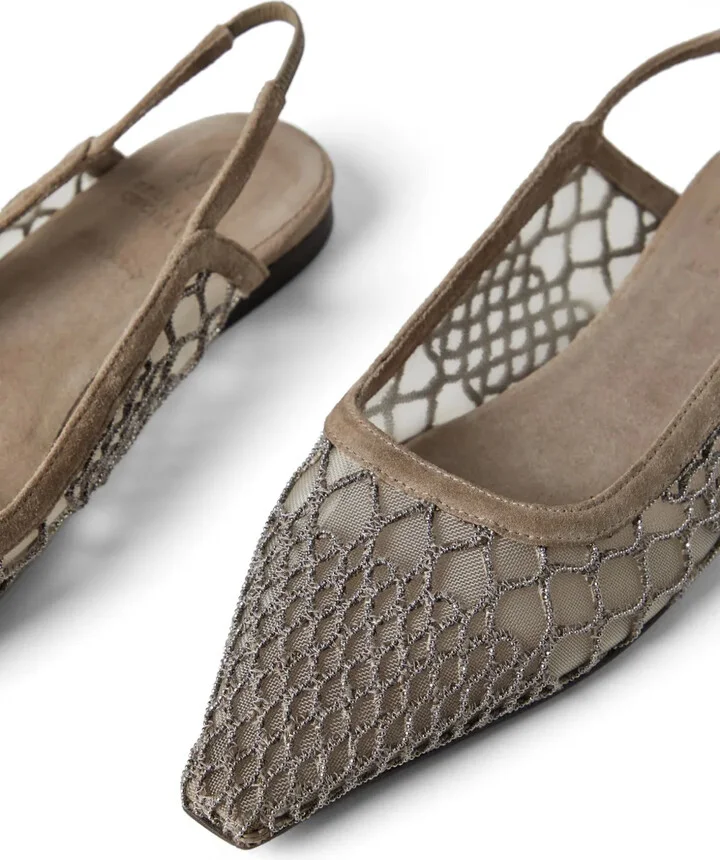 Pointed-Toe Ballerina Shoes - Image 4