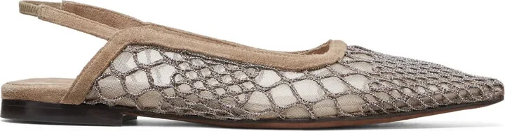 Pointed-Toe Ballerina Shoes