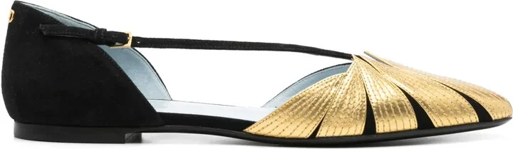 Pointed-Toe Ballet Flats
