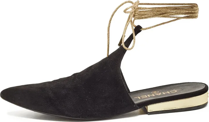 Pointed-Toe Ballet Flats