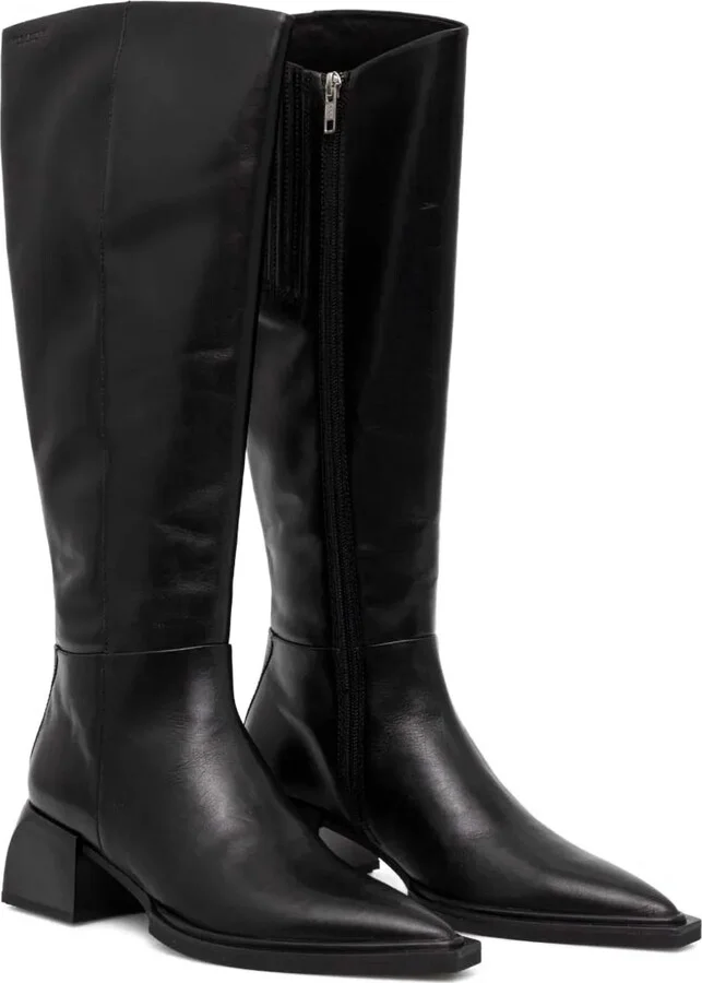 Pointed-Toe Block-Heel Boots - Image 2