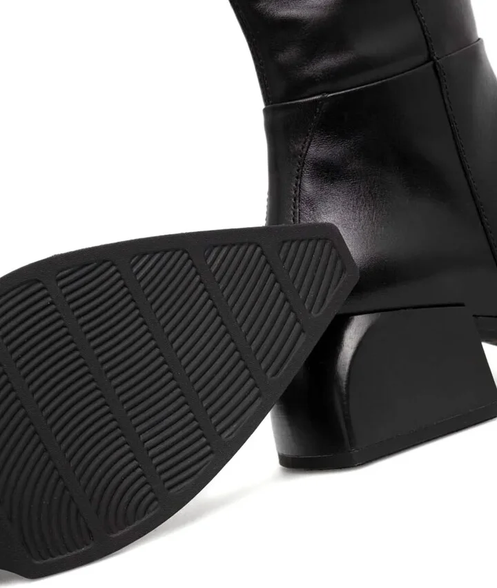 Pointed-Toe Block-Heel Boots - Image 4
