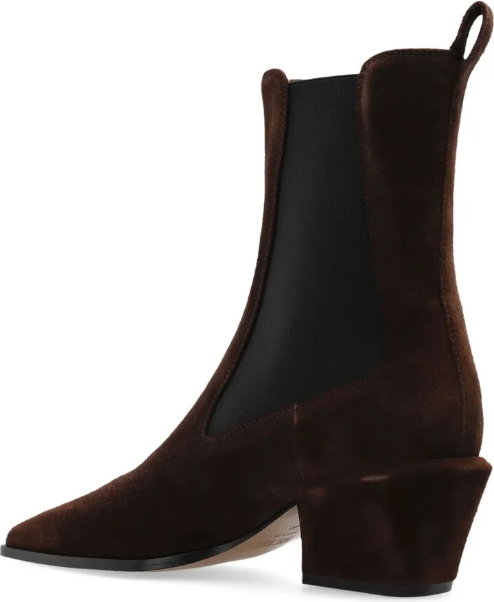 Pointed-Toe Block-Heel Boots - Image 3