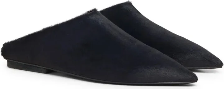 Pointed-Toe Calf-Hair Mules - Image 2