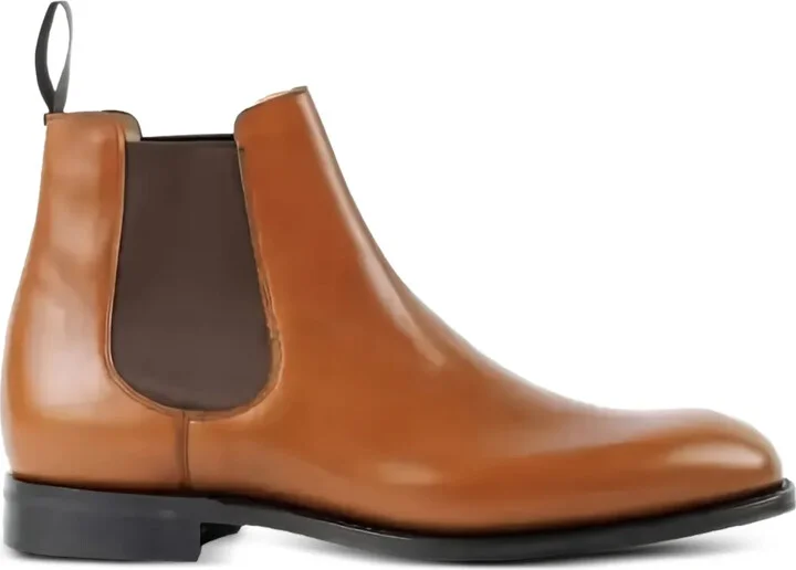 Pointed-Toe Chelsea Boots