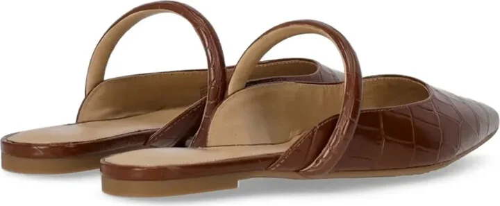 Pointed-Toe Crocodile-Effect Mules - Image 3