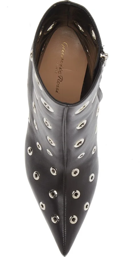 Pointed Toe Grommet Bootie - Image 5