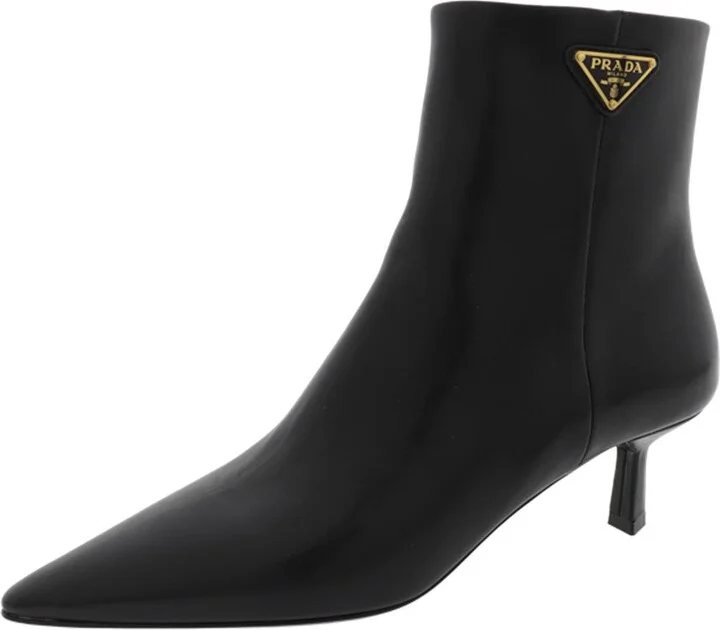 Pointed Toe Kitten Heel Bootie