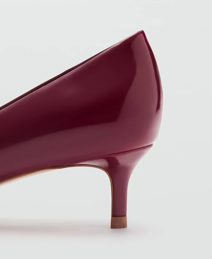 Pointed Toe Kitten Heel Pump - Image 5