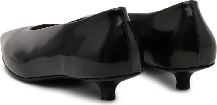 Pointed-Toe Kitten-Heel Pumps - Image 3
