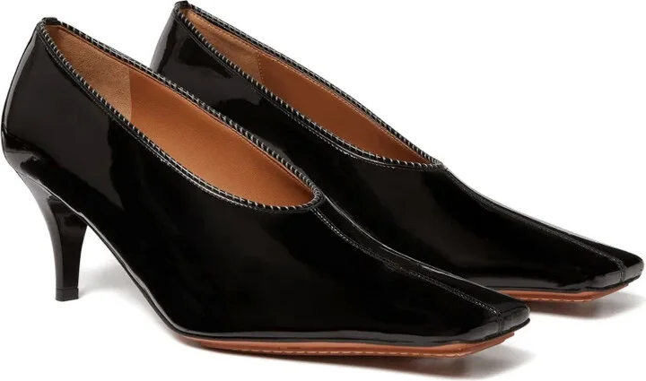Pointed-Toe Kitten-Heel Pumps - Image 2