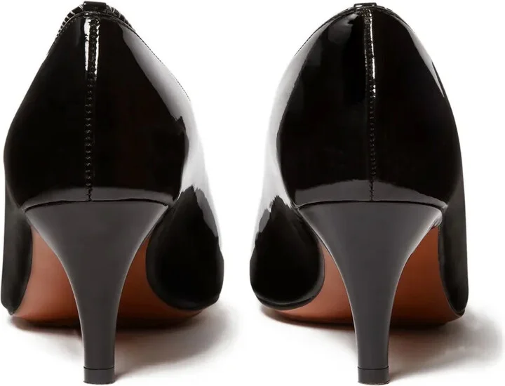 Pointed-Toe Kitten-Heel Pumps - Image 3