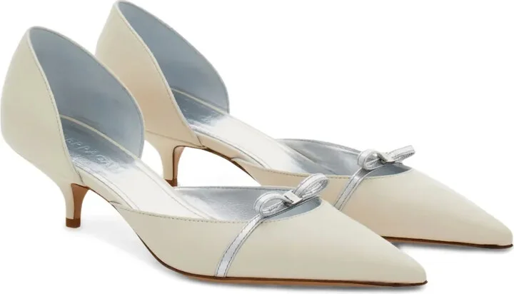 Pointed-Toe Kitten Pumps - Image 2