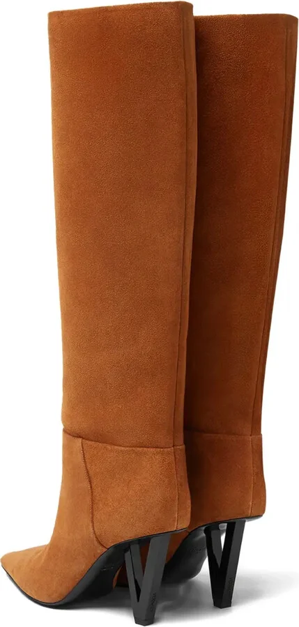 Pointed-Toe Knee-High Boots - Image 3