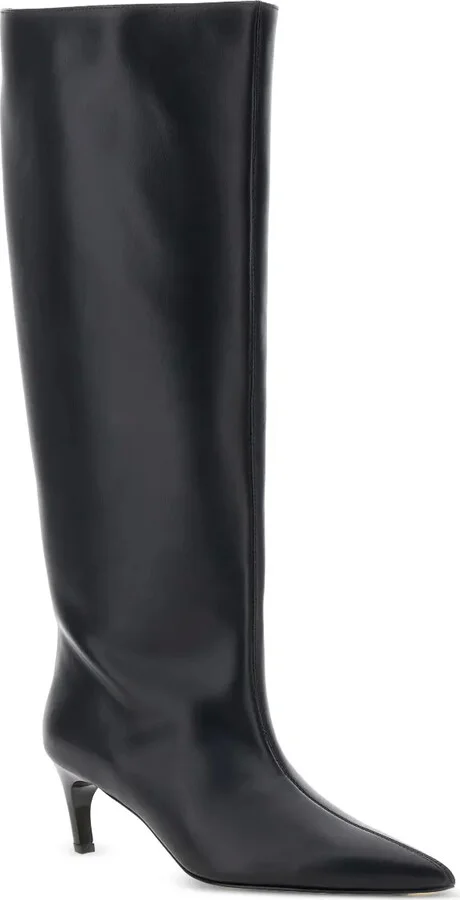 Pointed-Toe Knee-High Boots - Image 2