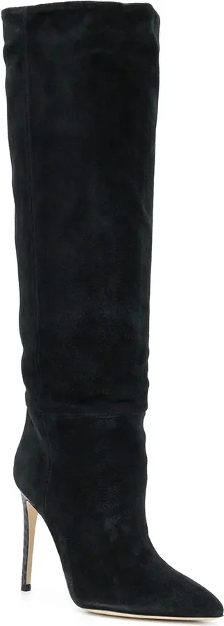 Pointed Toe Knee-High Boots - Image 2