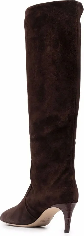Pointed-Toe Knee-High Boots - Image 3