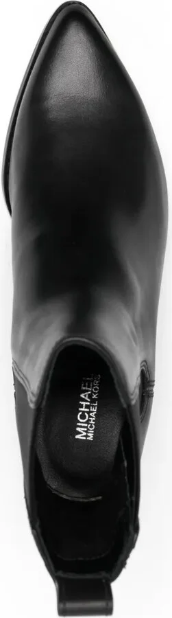 Pointed-Toe Leather Ankle Boots - Image 4