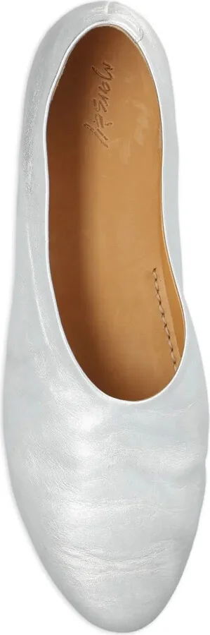 Pointed-Toe Leather Ballerina Shoes - Image 4