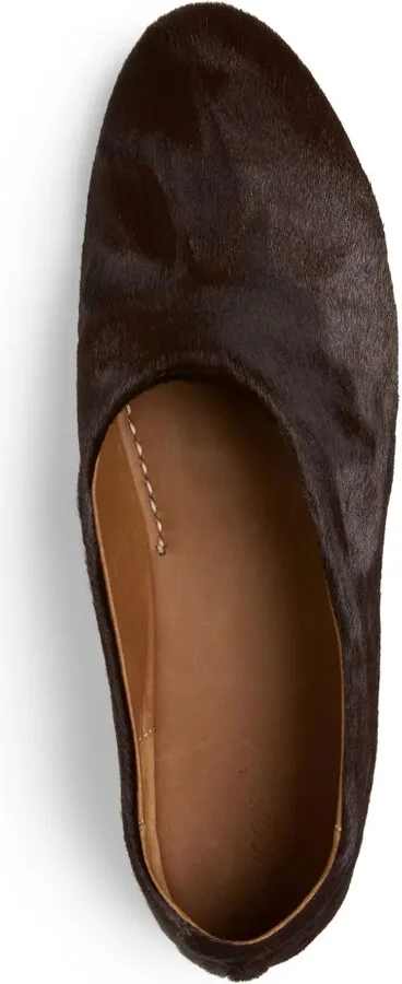 Pointed-Toe Leather Ballerina Shoes - Image 4