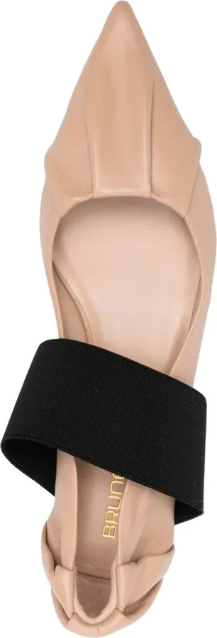 Pointed-Toe Leather Ballerina Shoes - Image 4
