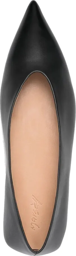Pointed-Toe Leather Ballerinas - Image 4