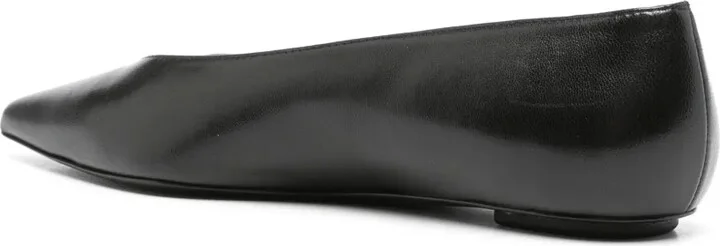 Pointed-Toe Leather Ballerinas - Image 3