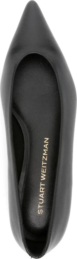 Pointed-Toe Leather Ballerinas - Image 4
