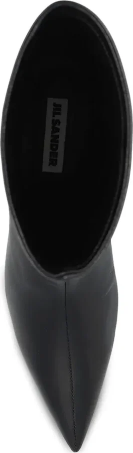 Pointed-Toe Leather Boots - Image 4
