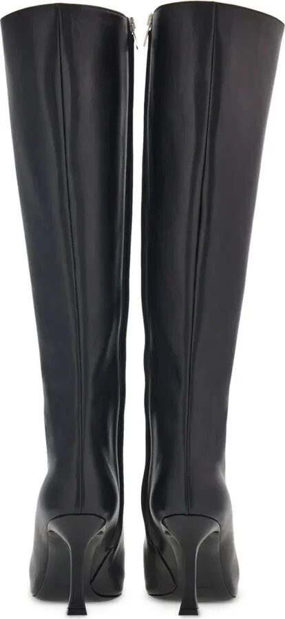 Pointed-Toe Leather Boots - Image 3