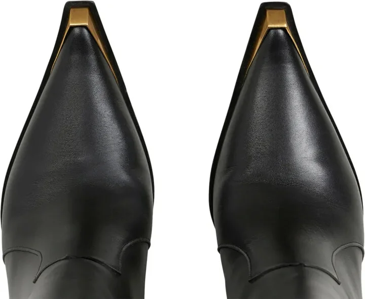 Pointed-Toe Leather Boots - Image 4