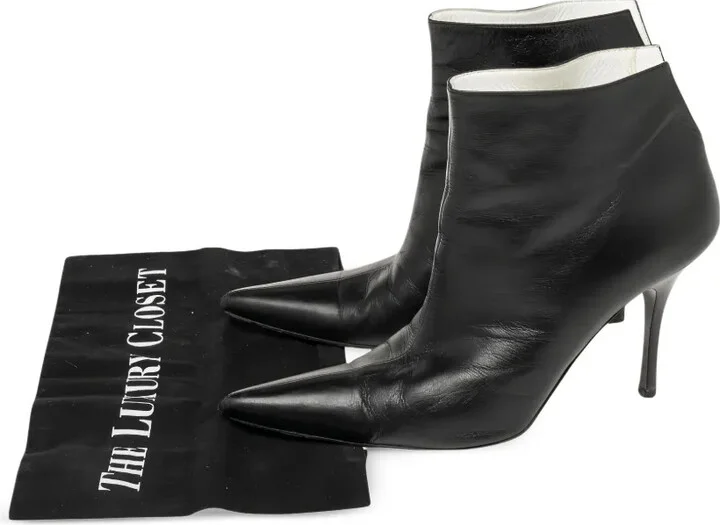 Pointed-Toe Leather Boots - Image 5