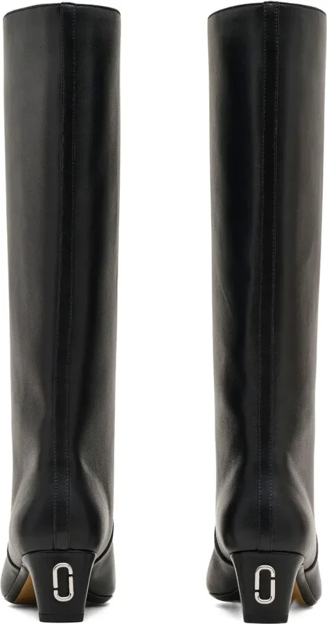 Pointed-Toe Leather Boots - Image 3