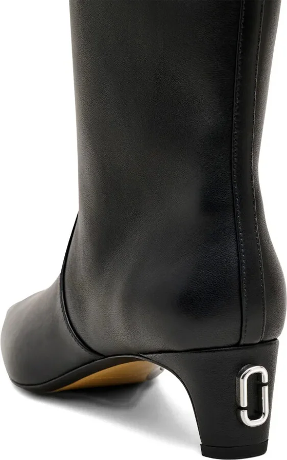 Pointed-Toe Leather Boots - Image 4