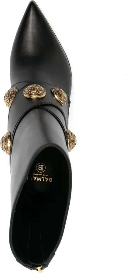 Pointed-Toe Leather Boots - Image 4