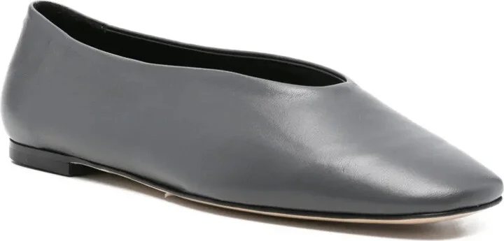 Pointed-Toe Leather Flats - Image 2