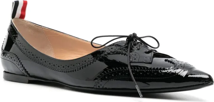 Pointed-Toe Leather Loafers - Image 2