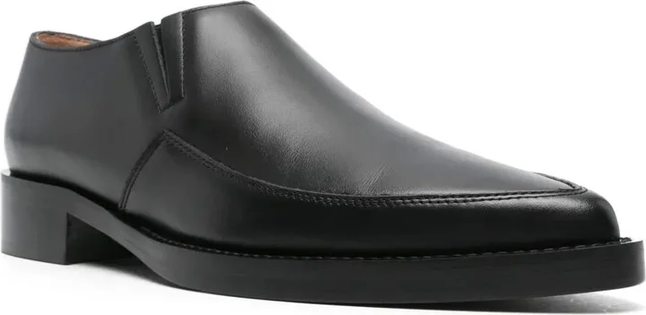 Pointed-Toe Leather Loafers - Image 2