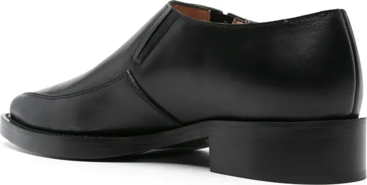 Pointed-Toe Leather Loafers - Image 3