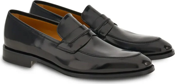 Pointed-Toe Leather Loafers - Image 2